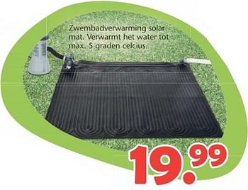 Promotions Zwembadverwaring solar mat - Produit maison - Unikamp - Valide de 08/06/2015 à 12/07/2015 chez Unikamp