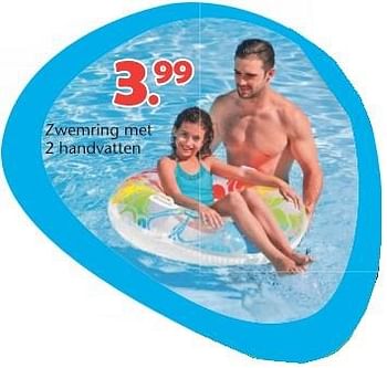 Promoties Zwemring met 2 handvatten - Huismerk - Unikamp - Geldig van 08/06/2015 tot 12/07/2015 bij Unikamp