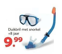 Promoties Duikbril met snorkel - Huismerk - Unikamp - Geldig van 08/06/2015 tot 12/07/2015 bij Unikamp