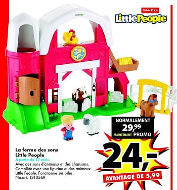 Promotions La ferme des sons little people - Fisher-Price - Valide de 01/07/2015 à 31/07/2015 chez Bart Smit