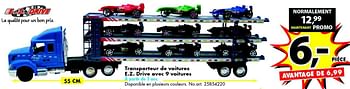 Promotions Transporteur de voitures e.z. drive avec 9 voitures - E.Z.Drive - Valide de 01/07/2015 à 31/07/2015 chez Bart Smit