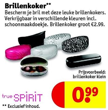 Spirit Brillenkoker - Promotie bij Kruidvat