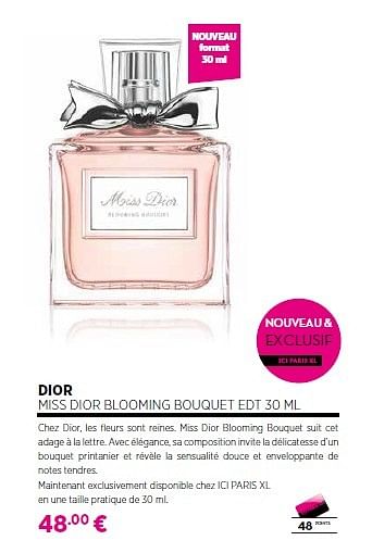 Dior miss dior blooming bouquet edt bij ICI PARIS XL