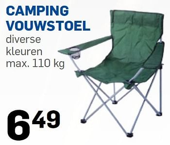 Verward kool Weg Huismerk - Action Camping vouwstoel - Promotie bij Action