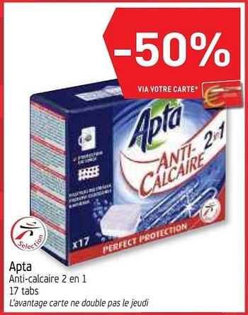 Gel anti-calcaire pour lave linge Apta - Intermarché