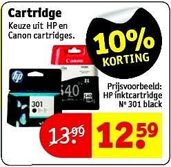 HP Hp inktcartridge 301 black - Promotie Kruidvat