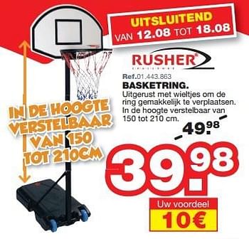 Promoties Basketring - Rusher - Geldig van 27/07/2015 tot 06/09/2015 bij Maxi Toys