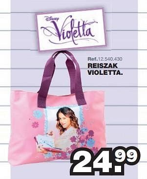 Promoties Reiszak violetta - Violetta - Geldig van 27/07/2015 tot 06/09/2015 bij Maxi Toys