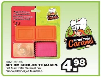 Promoties Set om koekjes te maken - Mam'zelle Caramel - Geldig van 27/07/2015 tot 06/09/2015 bij Maxi Toys