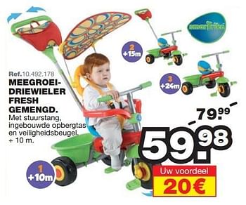 Promoties Meegroeidriewieler fresh gemengd - Smartrike - Geldig van 27/07/2015 tot 06/09/2015 bij Maxi Toys