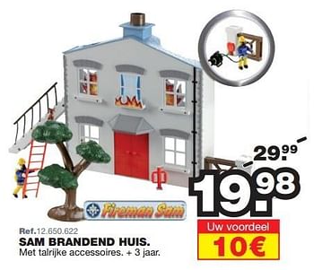 Promoties Sam brandend huis - Fireman Sam - Geldig van 27/07/2015 tot 06/09/2015 bij Maxi Toys
