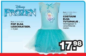 Promoties Costuum elsa tutupakje - Disney  Frozen - Geldig van 27/07/2015 tot 06/09/2015 bij Maxi Toys