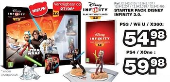 Promoties Starter pack disney infinity 3.0. - Disney Interactive - Geldig van 27/07/2015 tot 06/09/2015 bij Maxi Toys