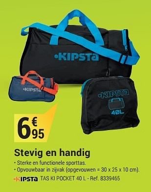 Kipsta Tas ki pocket 40 l Promotie bij Decathlon