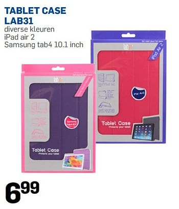 Aap eenzaam Belastingbetaler Huismerk - Action Tablet case lab31 diverse kleuren ipad air 2 samsung tab4  10.1 inch - Promotie bij Action