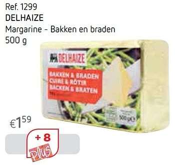 Promoties Delhaize margarine - bakken en braden - Delhaize - Geldig van 01/09/2015 tot 30/09/2015 bij Caddyhome