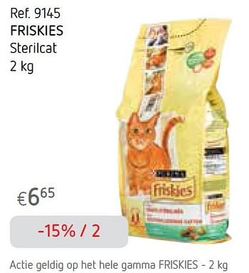Promoties Friskies sterilcat - Friskies - Geldig van 01/09/2015 tot 30/09/2015 bij Caddyhome