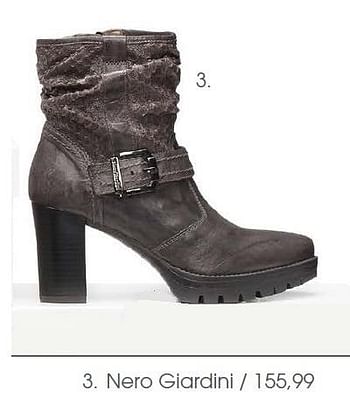 Promoties Nero giardini laarzen - Nero Giardini - Geldig van 14/09/2015 tot 04/10/2015 bij Avance