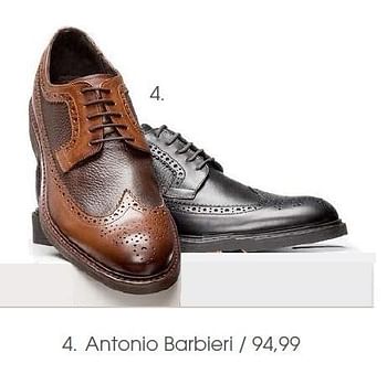 Promoties Antonio barbieri schoenen - Antonio barbieri - Geldig van 14/09/2015 tot 04/10/2015 bij Avance