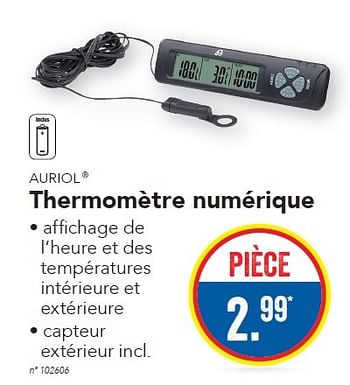 Promo Thermomètre de cuisine numérique chez Lidl