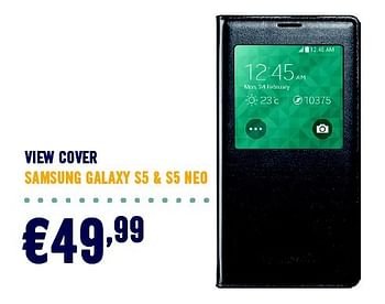 Promotions View cover samsung galaxy s5 + s5 neo - Samsung - Valide de 01/10/2015 à 31/10/2015 chez The Phone House