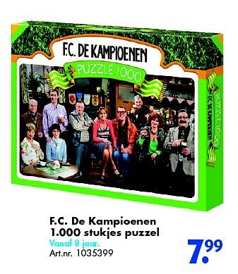 fout dosis pad Huismerk - Bart Smit F.c. de kampioenen 1.000 stukjes puzzel - Promotie bij Bart  Smit