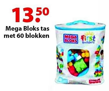 Promoties Mega bloks tas met 60 blokken - Mega Blocks - Geldig van 15/10/2015 tot 31/12/2015 bij Vatana