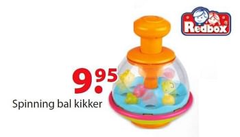 Promoties Spinning bal kikker - Redbox - Geldig van 16/10/2015 tot 31/12/2015 bij Unikamp