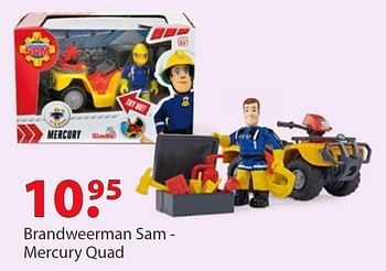 Promoties Brandweerman sam - mercury quad - Fireman Sam - Geldig van 16/10/2015 tot 31/12/2015 bij Unikamp