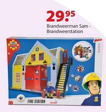 Promoties Brandweerman sam - brandweerstation - Fireman Sam - Geldig van 16/10/2015 tot 31/12/2015 bij Unikamp