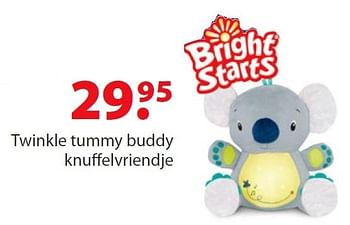 Promoties Twinkle tummy buddy knuffelvriendje - Bright Starts  - Geldig van 16/10/2015 tot 31/12/2015 bij Unikamp