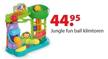Promoties Jungle fun ball klimtoren - Bright Starts  - Geldig van 16/10/2015 tot 31/12/2015 bij Unikamp
