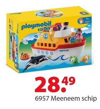Promotions Meeneem schip - Playmobil - Valide de 16/10/2015 à 31/12/2015 chez Unikamp