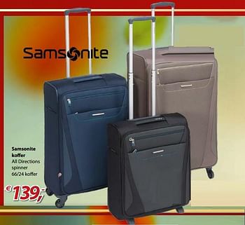 Promoties Samsonite koffer all directions spinner - Samsonite - Geldig van 27/10/2015 tot 08/11/2015 bij Vatana