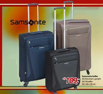Promoties Samsonite koffer all directions upright - Samsonite - Geldig van 27/10/2015 tot 08/11/2015 bij Vatana