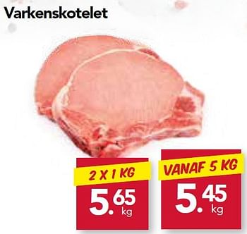Promoties Varkenskotelet - Huismerk - Buurtslagers - Geldig van 23/10/2015 tot 05/11/2015 bij Buurtslagers Vleeshal
