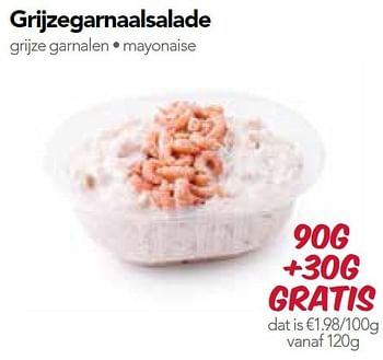 Promoties Grijzegarnaalsalade - Huismerk - Buurtslagers - Geldig van 23/10/2015 tot 05/11/2015 bij Buurtslagers Vleeshal