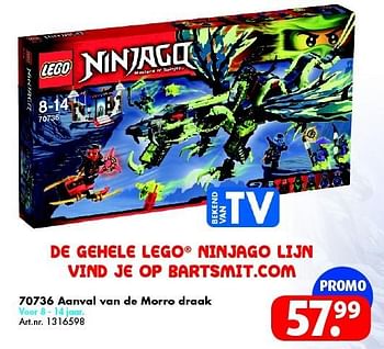 Promoties Aanval van de morro draak - Lego - Geldig van 31/10/2015 tot 06/12/2015 bij Bart Smit