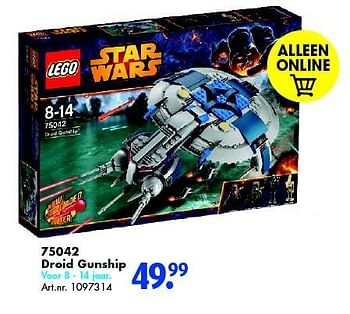Promoties Droid gunship - Lego - Geldig van 31/10/2015 tot 06/12/2015 bij Bart Smit