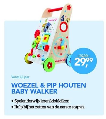 Promoties Woezel + pip houten baby walker - Woezel en Pip - Geldig van 01/11/2015 tot 06/12/2015 bij Coolblue