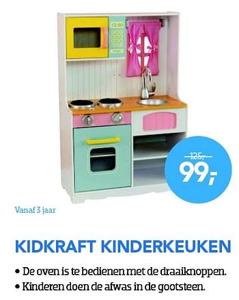 Promoties Kidikraft kinderkeuken - Huismerk - Coolblue - Geldig van 01/11/2015 tot 06/12/2015 bij Coolblue