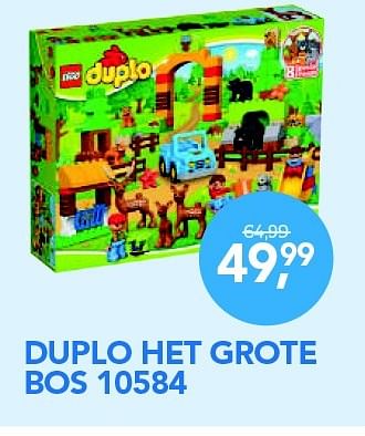 Promoties Duplo het grote bos 10584 - Lego - Geldig van 01/11/2015 tot 06/12/2015 bij Coolblue