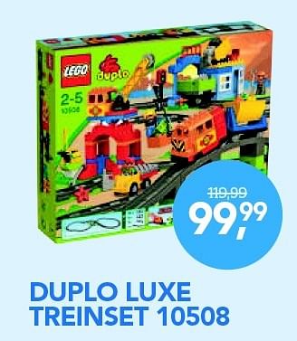 Promoties Duplo luxe treinset 10508 - Lego - Geldig van 01/11/2015 tot 06/12/2015 bij Coolblue