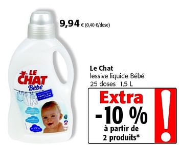 Le Chat Le Chat Lessive Liquide Bebe En Promotion Chez Colruyt