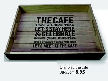 Promotions Dienblad the cafe - Produit maison - Unikamp - Valide de 09/11/2015 à 06/12/2015 chez Unikamp