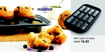 Promoties Mini cakes - Mastrad - Geldig van 09/11/2015 tot 06/12/2015 bij Unikamp