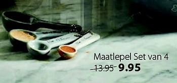 Promotions Maatlepel set van 4 - Mason Cash - Valide de 09/11/2015 à 06/12/2015 chez Unikamp