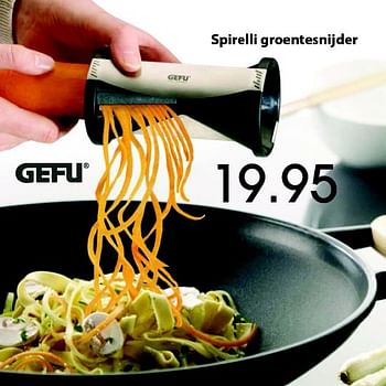 Promoties Spirelli groentesnijder - Gefu - Geldig van 09/11/2015 tot 06/12/2015 bij Unikamp