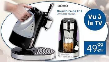 Promoties Domo bouilloire de thé my tea do 482 wk - Domo - Geldig van 02/11/2015 tot 30/11/2015 bij Eldi