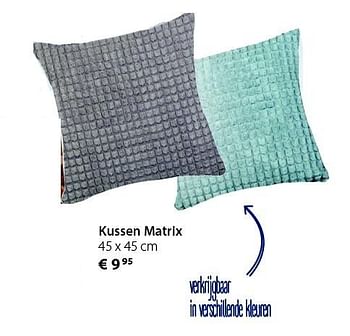 Promotions Kussen matrix - Produit maison - Unikamp - Valide de 16/11/2015 à 14/12/2015 chez Unikamp